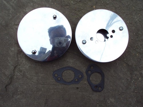 Pair chrome pancake - chrome, air