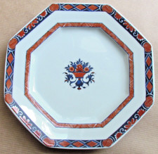 RAYNAUD LIMOGES CERALENE ROUEN CELADON JUMIEGES 9⅛" DINNER PLATES (10693)