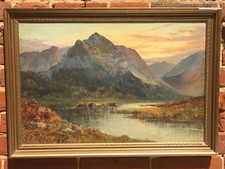 FRANCIS E JAMIESON AKA W.RICHARDS 1895-1950 SCOTTISH OIL PAINTING OF CALLANDER 