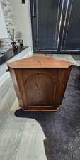 Antique Oak Corner Cupboard