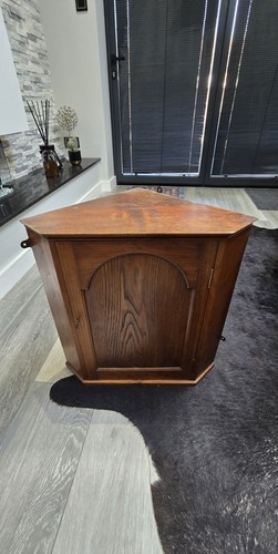 Antique oak corner cupboard - corner,