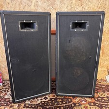 Vintage 1960s Laney Supergroup Klipp 2x12 PA Guitar Amplifier Cabinets *EMPTY*