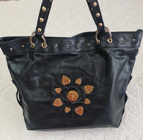 Gucci tote bag leather black - tote,
