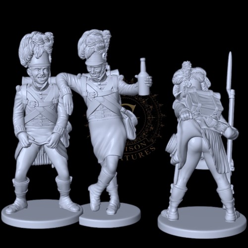 28mm napoleonic scots - 1/56,