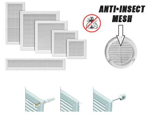 White air vent - air,