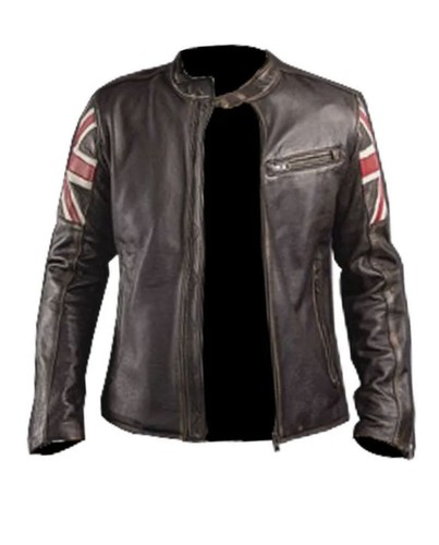 Brown genuine leather vintage - leather,