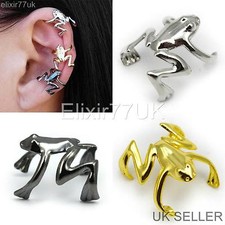 UK NEW SILVER GOLD BLACK FROG