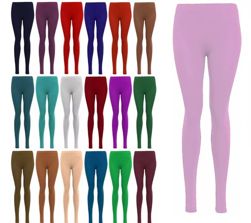 Leggings cotton plain full - cotton,