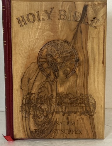 Olive wood red letter - wood, king