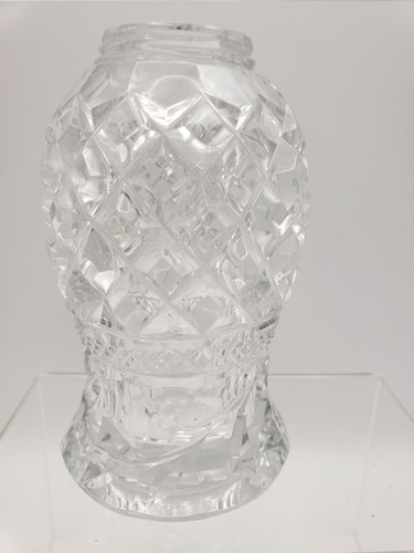 Vintage bud vase cut crystal - vase,