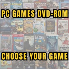 PC Games Collection Titles Disc DVD-ROM Retro Modern Choose Individual Game