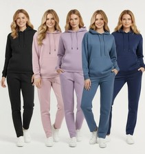 Womens Ladies Tracksuit Fleece