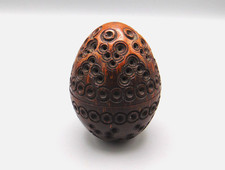 ANTIQUE CARVED COQUILLA NUT