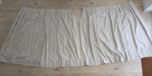Cream beige scroll design - cream/beige,
