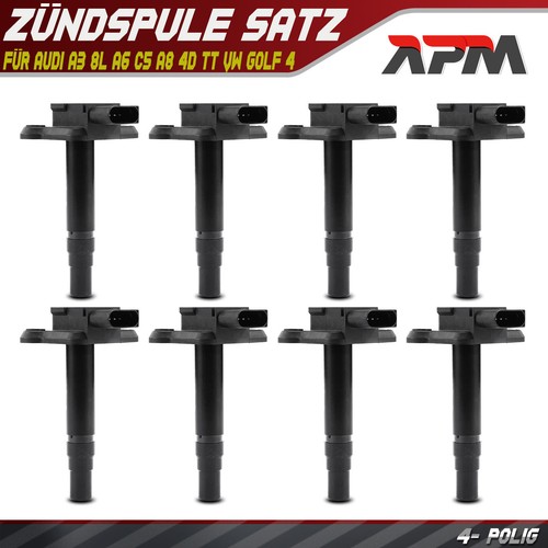 Ignition coil 8x - ignition, +
