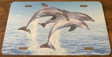 Dolphins Novelty License Plate