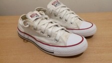 Converse All Star OX white pumps Trainers Size UK 4
