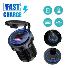 Car Charger Socket QC3.0+PD