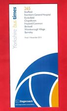 Bus Timetable - Stagecoach Yorkshire - 265: Sheffield Chapeltown Barnsley - 2015