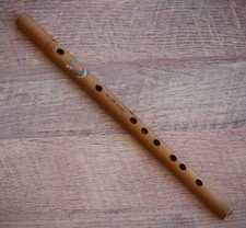 VINTAGE Oriental Flute Signed