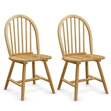 2 Pcs Wooden Dining Chairs