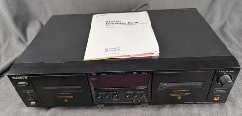 Sony dual cassette - sony,