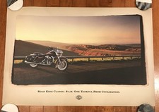 Dealership Poster 2001 Harley Davidson Road King Classic FLHRCI  24”x36"
