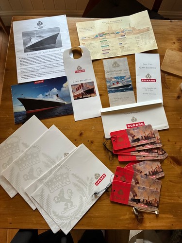 Cunard qe2 cruise - cruise, ephemera