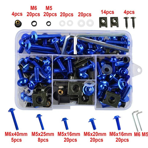 177pcs fairing bolts - 177pcs, for