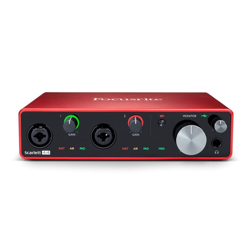 Focusrite scarlett 4i4 3rd - scarlett, [3rd