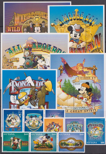 Walt disney guyana mnh - disney, **