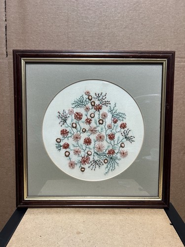 Vintage framed orange - vintage, pink