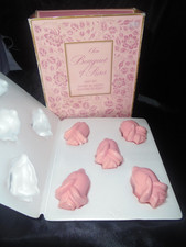 Vintage Avon Soap Set  Rose. Cottagecore Kitsch 5 x 25 gms roses pink
