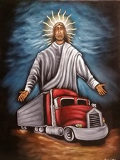 Jesus Christ Blesses Truckers