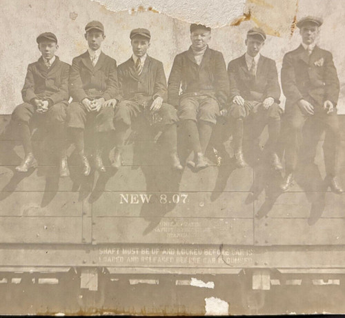 Rppc photo young boys - photo, 6