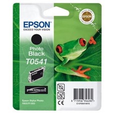 Epson T0541 PHOTO Black Ink Cartridge Genuine Original Frog R800 R1800 .