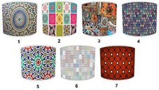 Handmade Moroccan Tiles Ceiling Lampshade Table Lamp shades Pendant lampshades