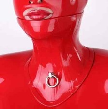 Red Latex Hood Neck