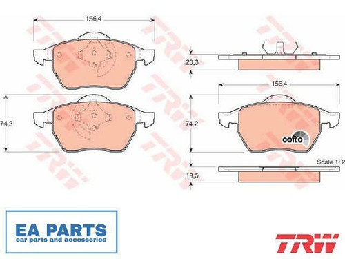 Brake pad set disc - brake, for