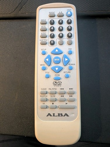 Alba dvd remote control lr03x2 - alba,