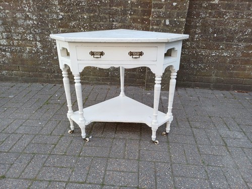 Victorian marble top washstand - victorian,