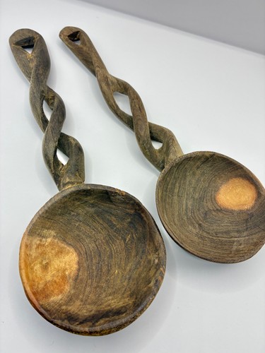 Vintage hand carved olive - vintage,