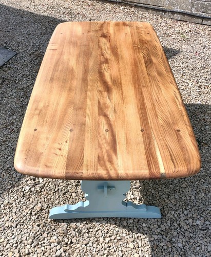 6ft ercol solid elm reclaimed - solid,