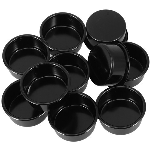 Black iron plate candle - plate,