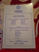 RARE 1983/4 YELLOWS V BLUES