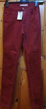 Burgundy Oasis Jeans Size 8 