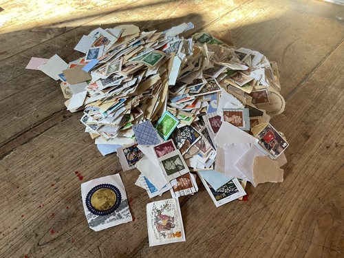 Used stamps mostly big - stamps,