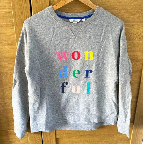 Boden women grey crew neck - women’s,