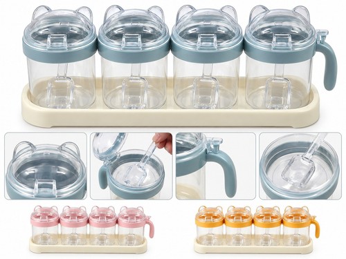 Piece spice jar set with - piece,