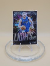 Luka Dončić Optic Lights Out Silver Prizm #1; 2024-25 Panini Nba Optic Hobby...